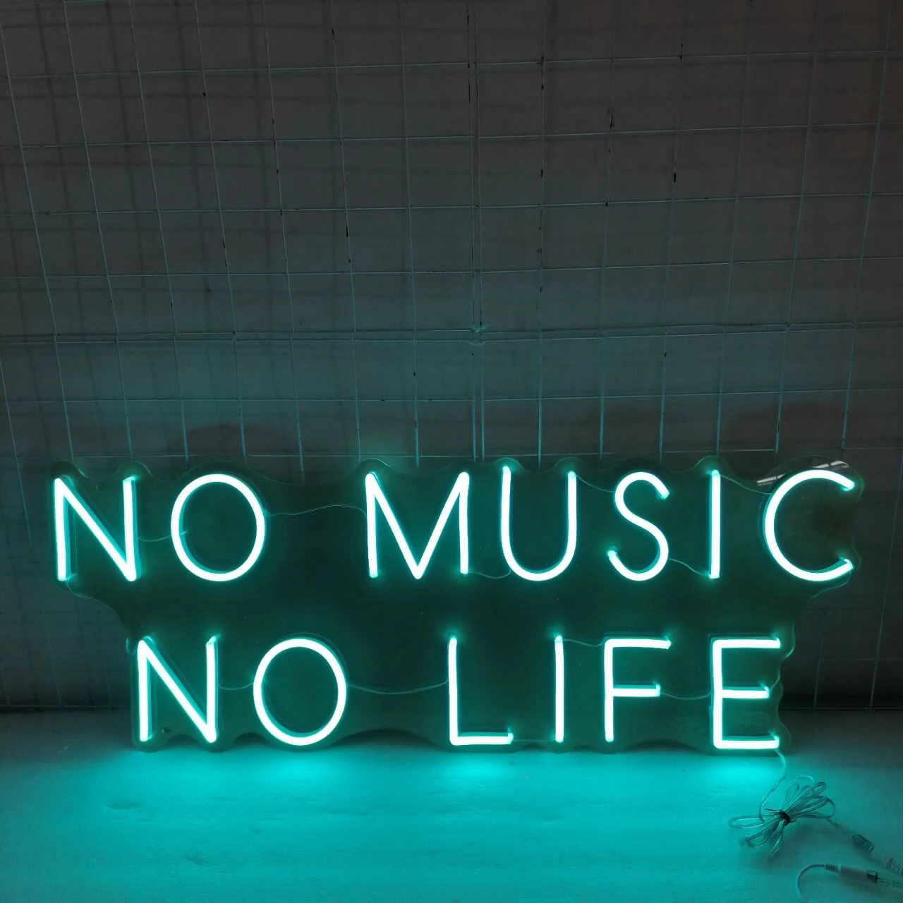 No Music No Life Neon Sign Customized Shop Wall Decor DIY LED Letter Sign Business Logo Custom Led Neon Light Name Signs