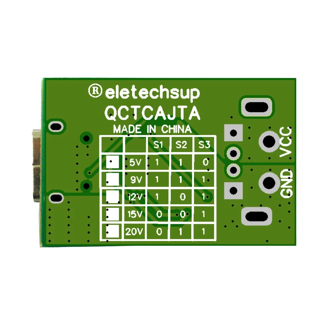 Type-C PD2.0 PD3.0 QC2.0 QC3.0 AFC Модуль триггера быстрой зарядки DC 5 В 9 12 15 20 для PTZ-камеры PLC WIFI