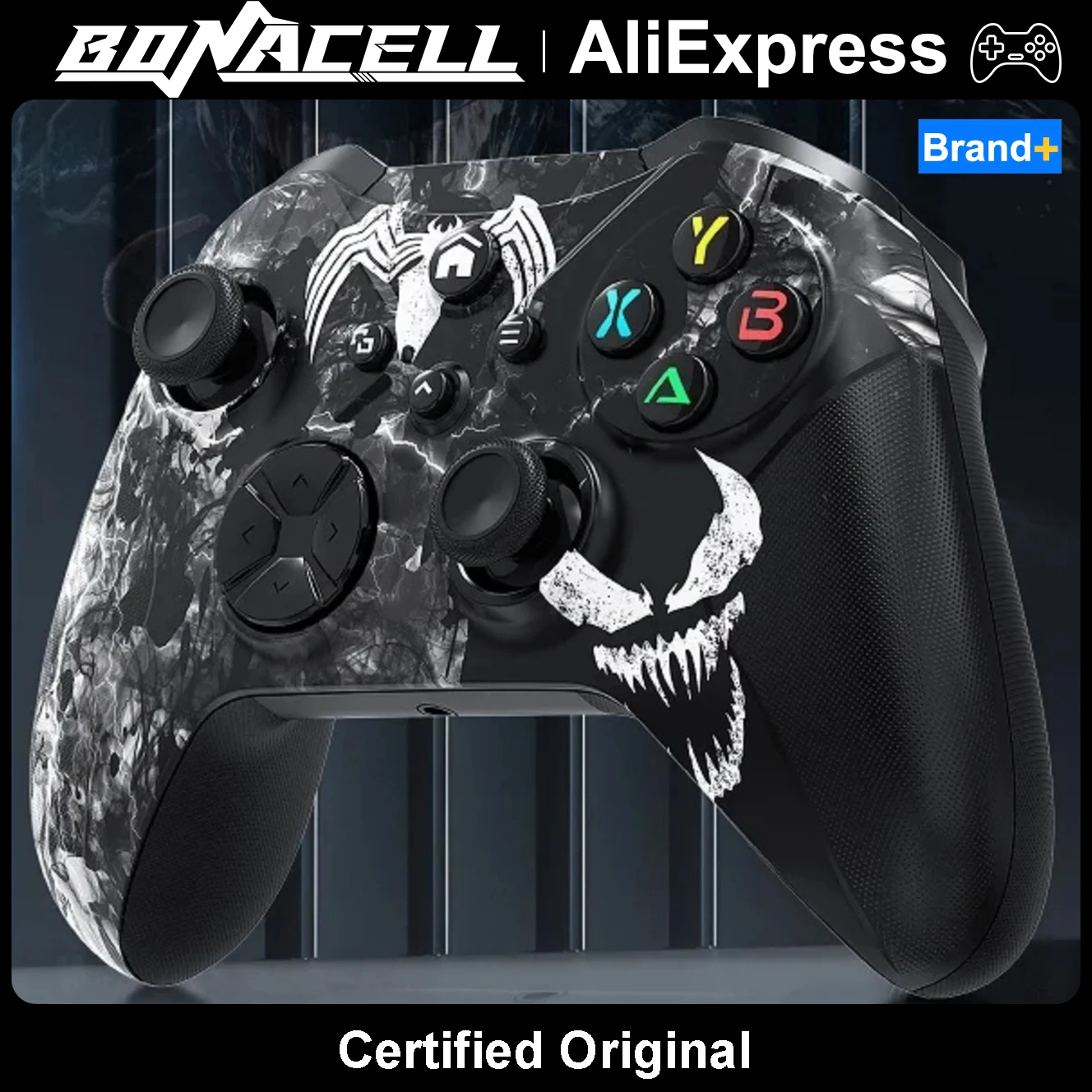 Фото Контроллер для Xbox One S/X/Series S/X/ПК, джойстик для игровой консоли с 6-осевым гироскопом, двойной вибрацией и функцией Turbo №1