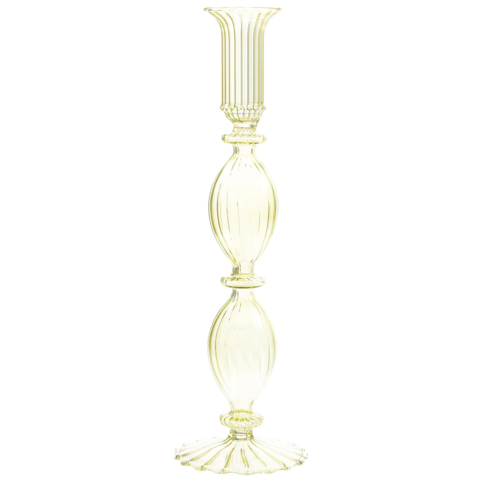 

Desktop Decor Candlesticks Holders Glass Menorah Candelabra Hand Decor Candlestick Holders Dining Table Glass Holder