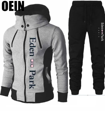 Новая осенне-зимняя мужская одежда OEIN брендовая с принтом Мужские костюмы