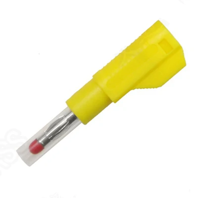 

8 шт., 25,450, 4 мм, защитная никелированная вилка-банан, выдвижная прозрачная оболочка, штабелируемые вилки