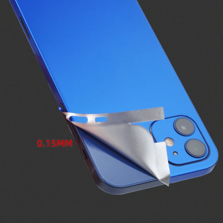 Цветная ледяная матовая пленка наклейка на заднюю панель телефона для iPhone 12 Pro Max