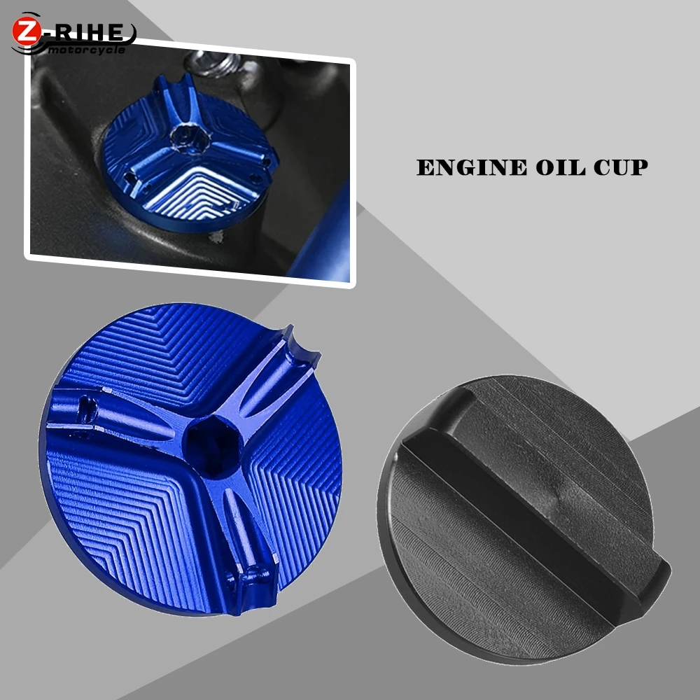 Мотоцикл MT07 M27 * 3 0 Крышка наполнителя масла двигателя для YAMAHA MT-07 MT 07 2014-2023 2022 2021 2020