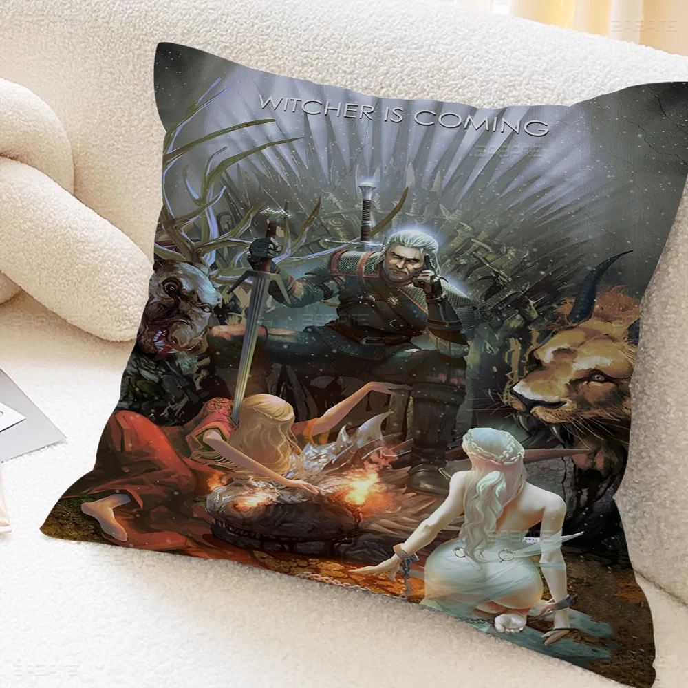 Hot-The-W-Witcher-Game персонализированная картина текст домашние декоративные подушки