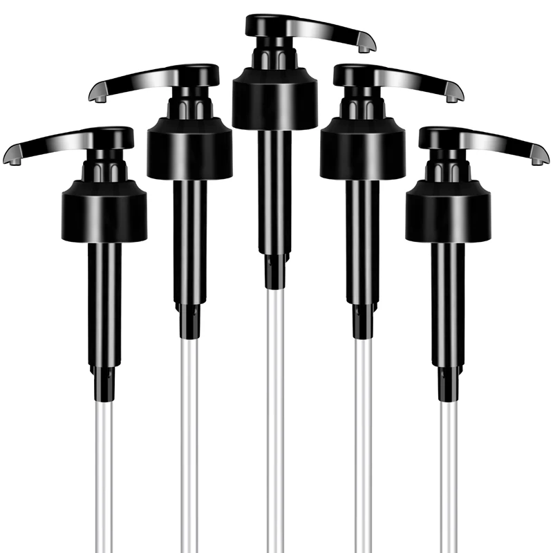 

SEWS-5Pcs Coffee Liquid Dispenser Syrup Pump Kitchen Accessories For Syrup Juice Bottle Soap Dispensers Pump