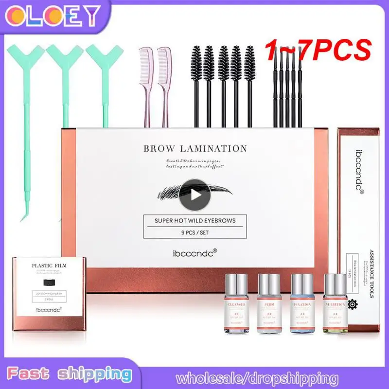

1~7PCS Brow Eyelash Lamination Kit Safe Brow Lift Eyebrow Lifting 3D Effect Protable Travel Kit Professional Beauty Salon Home