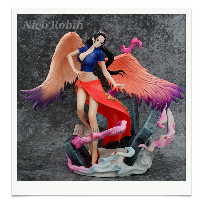 

27.5cm Anime One Piece Nico Robin Wing Ver. Gk Pvc Action Figure Statue Collectible Model Sexy Girls Toys Doll Boyfriend Gifts