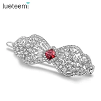 luoteemi brand free shipping luxury fashion bridal hair clips for women hair accessories wedding jewelry factory wholesale