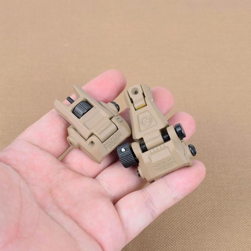 

Sight Folding Iron Sights Front and Rear Sets for M4 20mm PicatinnyRIS /RAS Rail