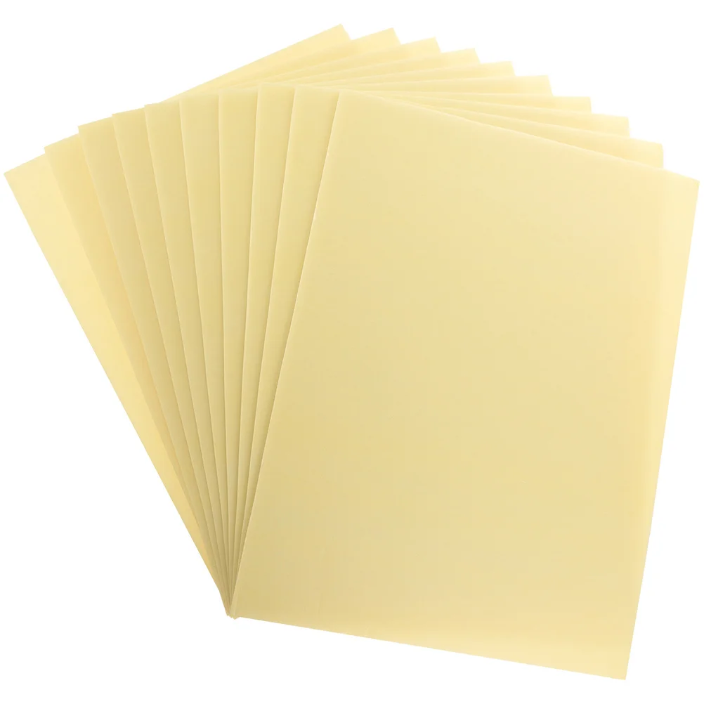 

10 Pcs Craft Foam Board DIY Yellow Decor Handmade Boards Blank Model Making Material
