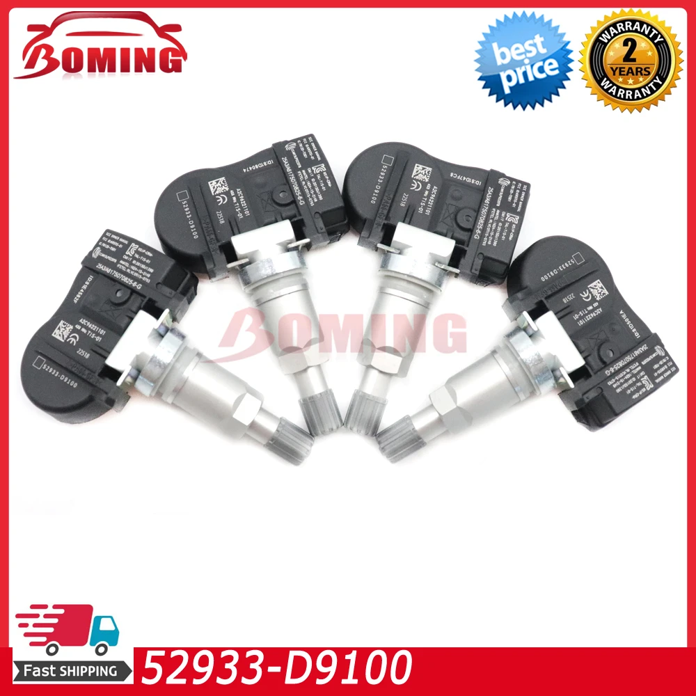 433 МГц Автомобильный датчик давления в шинах TPMS 52933-D9100 для Genesis G90 Hyundai IONIQ SANTA FE VELOSTER Kia NIRO SORENTO 433 МГц Автомобильный датчик давления в шинах TPMS 52933-D9100 для Genesis G90 Hyundai IONIQ SANTA FE VELOSTER Kia NIRO SORENTO