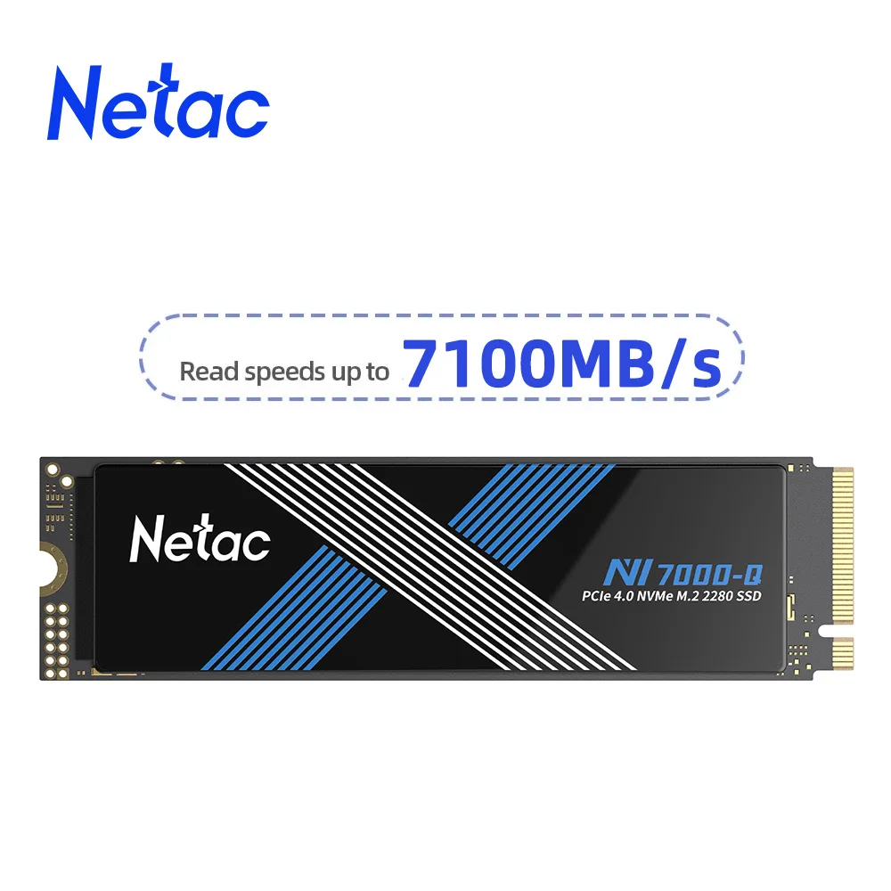 Внутренний жёсткий диск Netac M.2 SSD 1 ТБ M2 NVMe PCIe4.0X4 для PS5