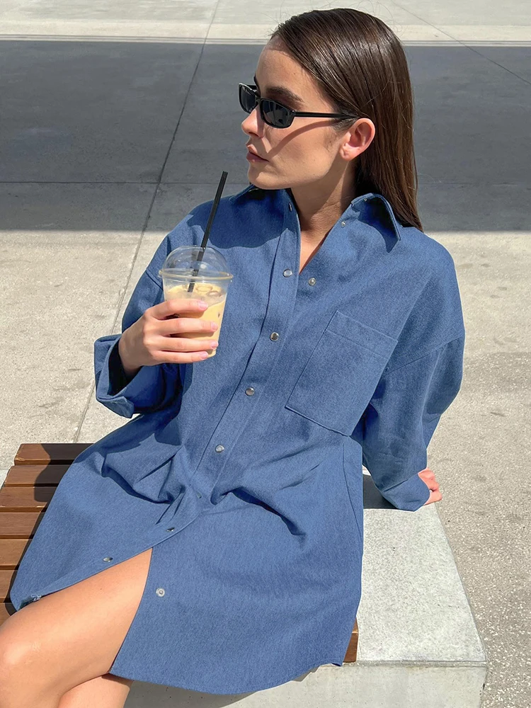 Mnealways18 уличные женские длинные потертые джинсовые рубашки с длинным рукавом