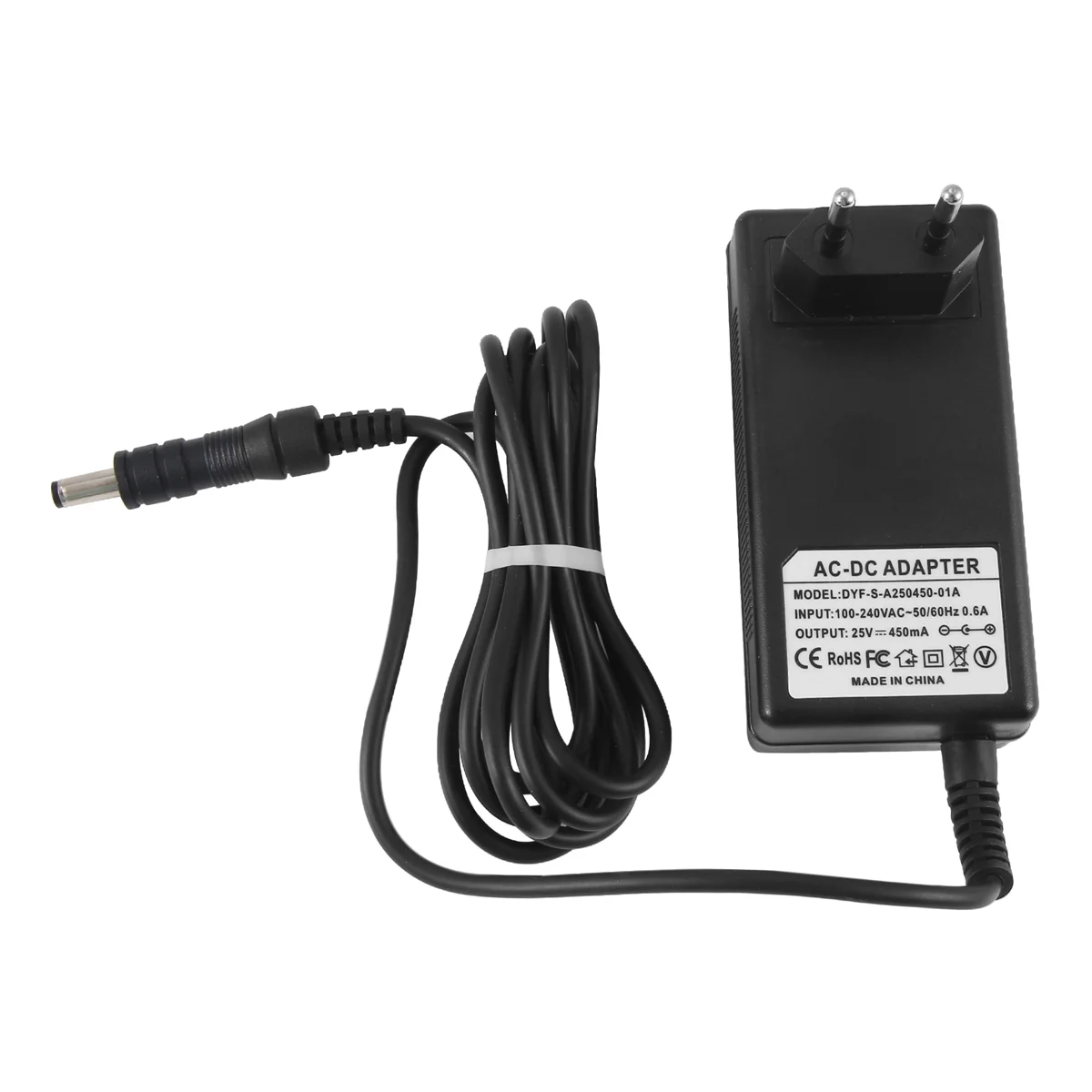 Фото Новый адаптер, совместимый с пылесосом Philips FC6331 FC6333 FC6402 FC6401 FC6405 FC6168 PowerPro Aqua Duo, зарядное устройство 25 В, вилка европейского стандарта №2