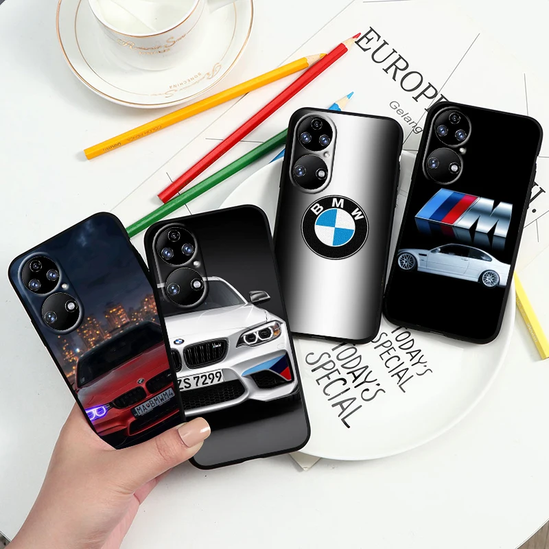 

Love Luxury Bmw Sports For Huawei P60 P50 P40 P30 P20 P10 Pro Lite P Smart Z 2021 4G 5G Silicone Soft Black Phone Case Fundas