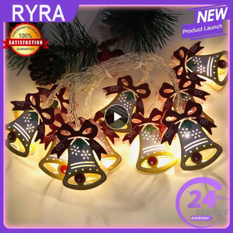 

2022 Christmas Decor LED String Light 20 LED Xmas Tree Snowman Santa Claus String Light Christmas Festive Home Party Decor Light