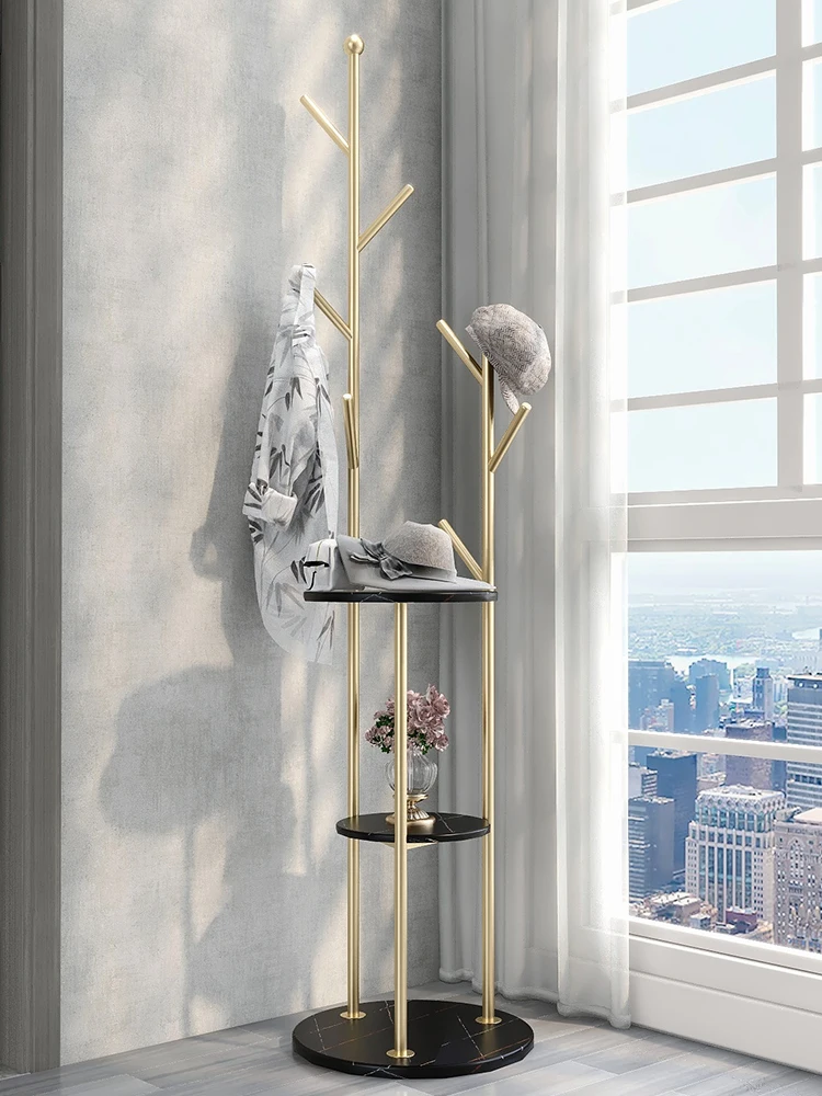 

Indoor Floor Hanger Home Room Storage Rack Simple Bedroom Coat Rack