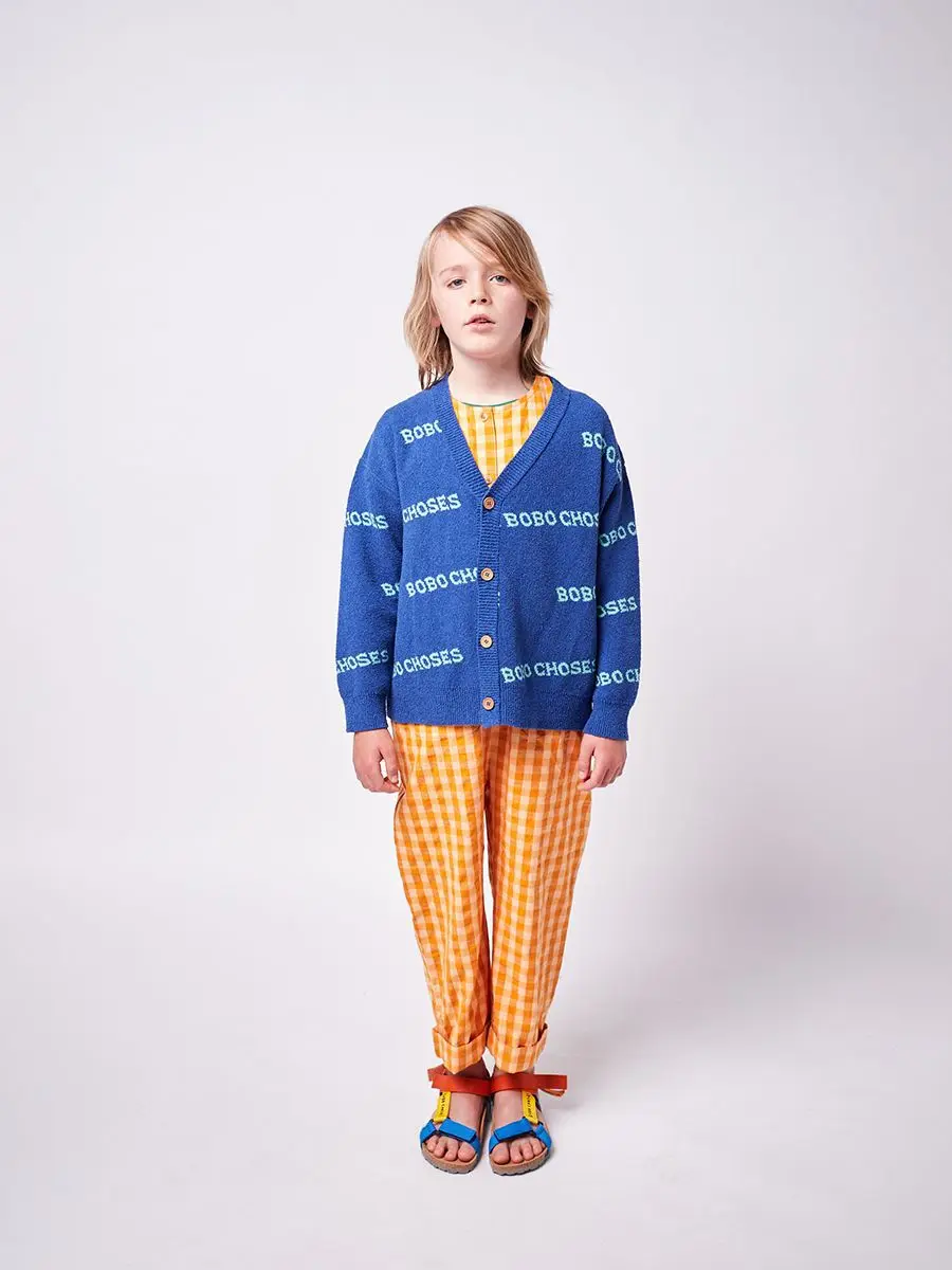 Свитера для маленьких мальчиков 2022 SS весенний брендовый детский вязаный пуловер