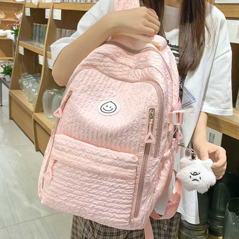 

Вместительный женский рюкзак с несколькими карманами, школьная сумка для книг для подростков, девочек, мальчиков, студентов, Женский дорожный рюкзак, новинка 2023