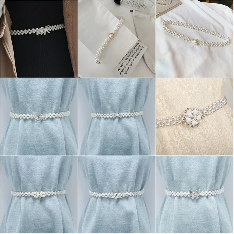 

Большой женский эластичный пояс с украшением из страз, универсальный Пояс для юбки, Модный повседневный Роскошный дизайнерский Готический пояс