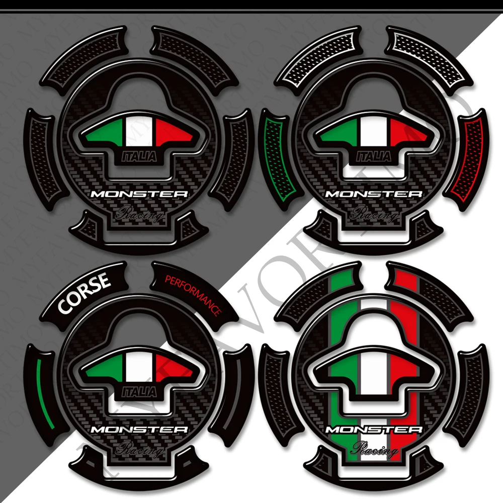 Мотоцикл для Ducati Monster 620 696 796 800 950 939 821 797 937 1000 1100 1200 SP Защитная накладка на бак, крышка бензина, мазута, наклейки (art.: 3920d26faed05) - 3920d26faed05