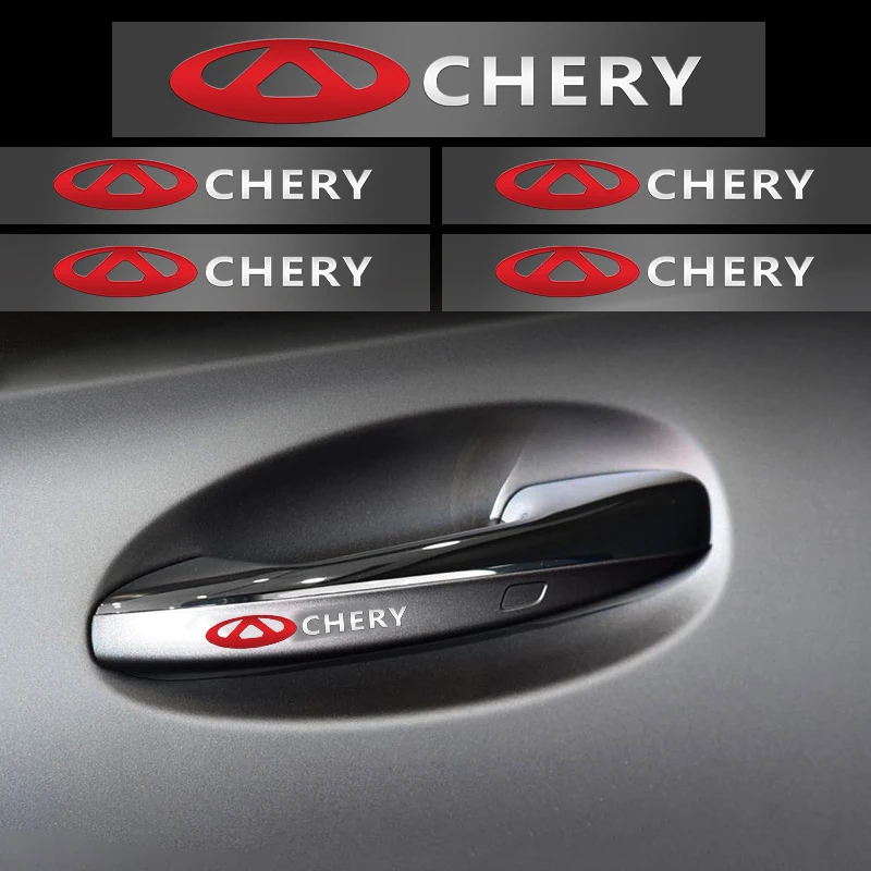 

10pcs Uv Car Dashboard Stickers Door Handle Exterior Styling for Chery Tiggo 2 3 8 Fl M11 Fora A21 A1 A3 A5 7 Pro Blossom Fulwin