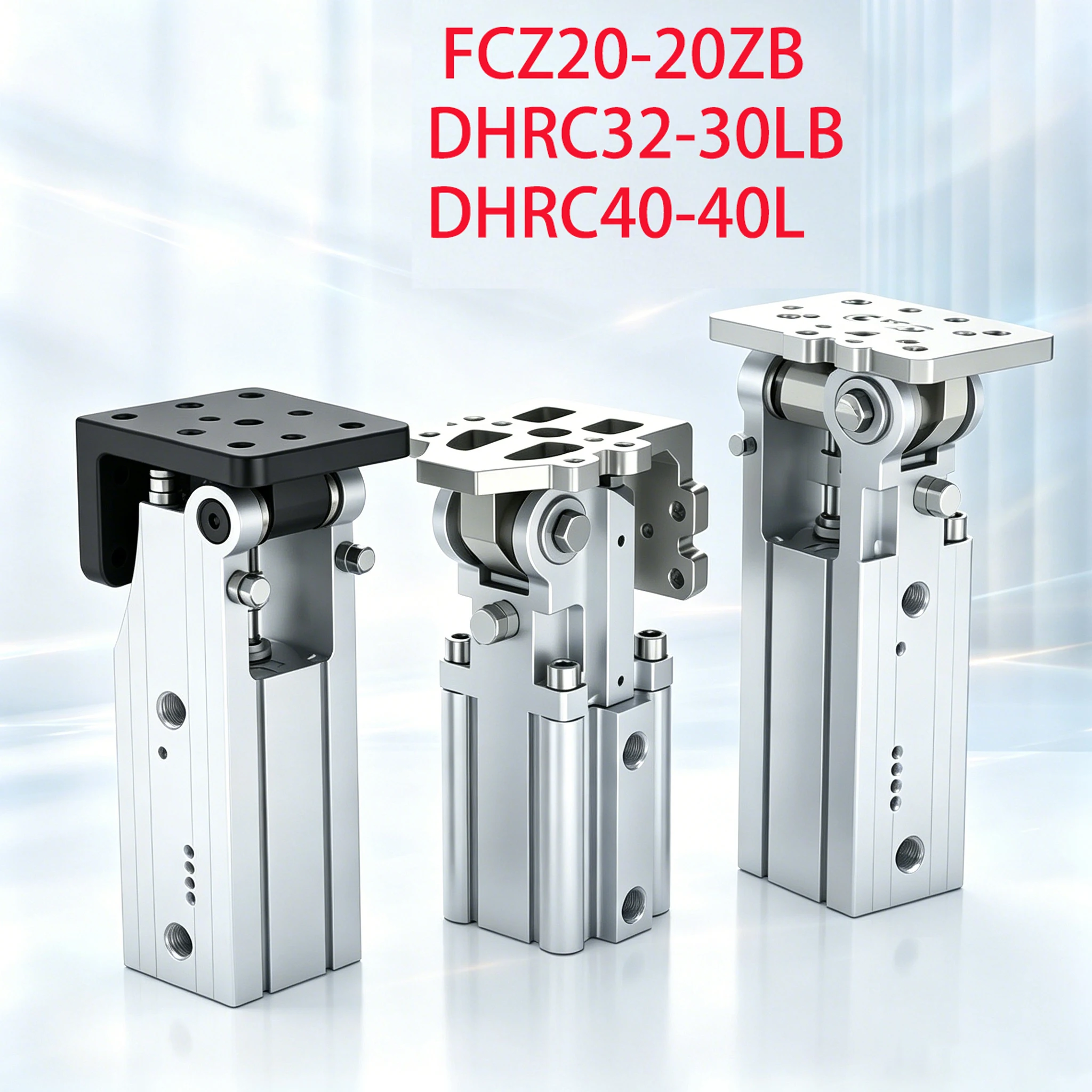 Фото Пневматический поворотный цилиндр DHRC32-30LB DHRC40-40L FCZ20-20ZB для бокового позиционирования, аксессуары для манипуляторов №2