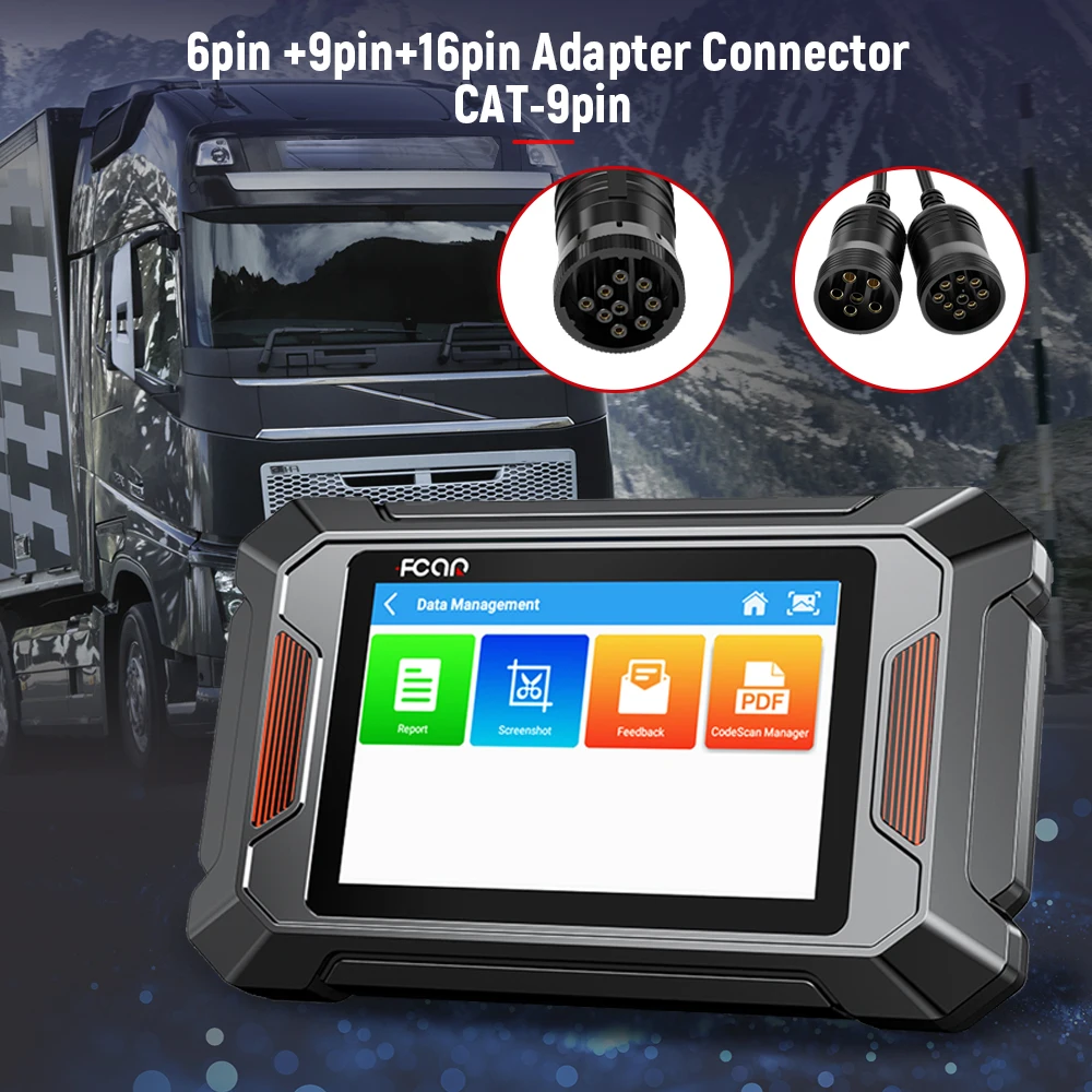 FCAR F804 Строительная техника Сверхмощный грузовик Дизельный OBD-сканер