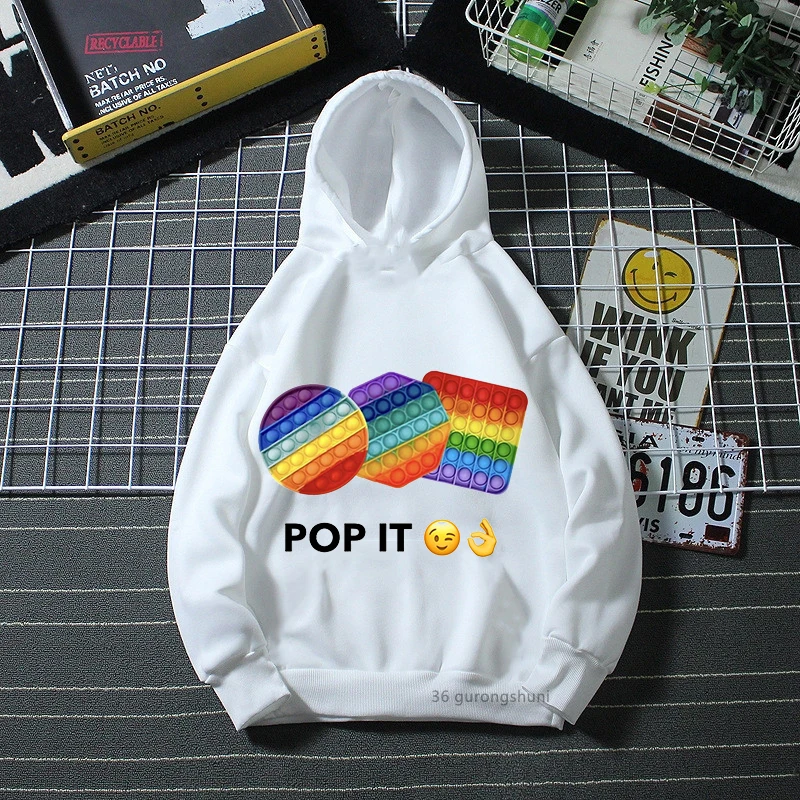 

2022 Hot Sale Game Unicon Pop It Hoodie Winter Hoodie Kids Clothes Cartoon Print Boys Girls Hoodies Kids Hoodie Harajuku