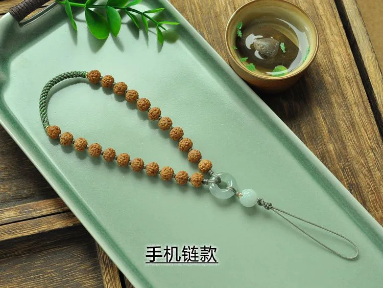 Натуральная рудракша A jadeite с уникальной индивидуальностью ручной ремешок