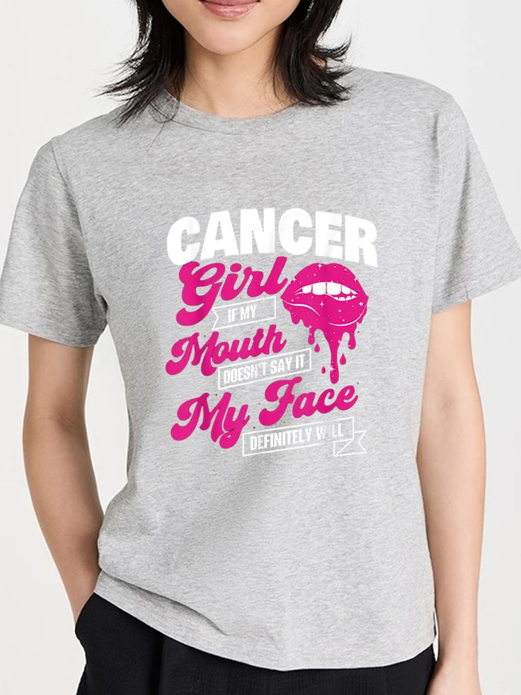 Футболка женская с круглым вырезом и принтом знаков зодиака