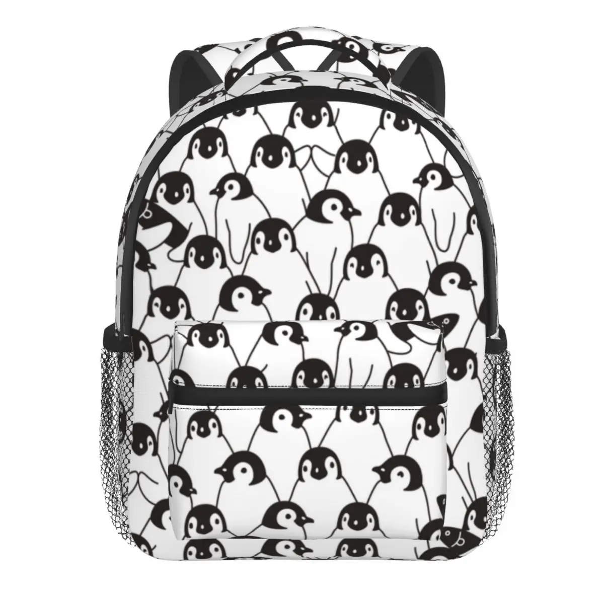 2022 Children Backpack Toddler Kids School Bag Cute Penguin Pattern Kindergarten Bag for Girl Boys