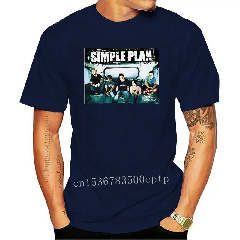 

Camiseta con estampado Digital para hombre, camisa con Logo de banda Punk Rock Simple, color blanco y negro, S-2Xl, 2021