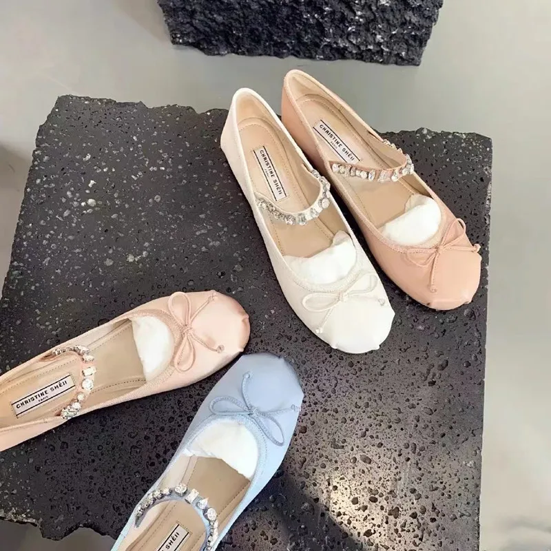 

Round Toe Flat Women's Shoes 2022 Small Fragrance Style Single Shoes Fashion Shallow Mouth Work Shoes Large Size Women's Shoes