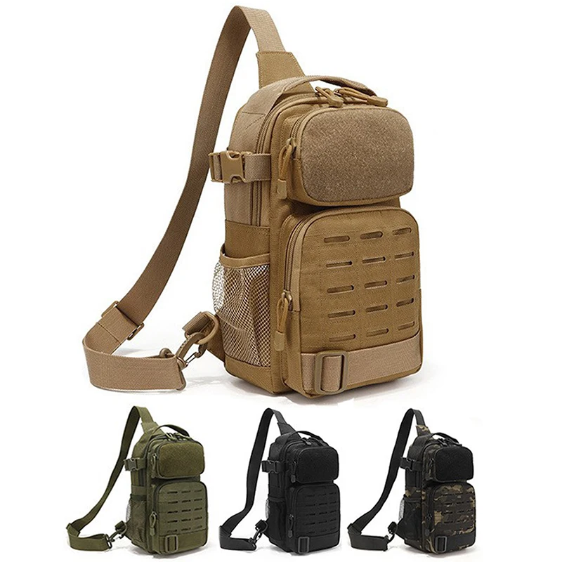 

Tactical Military Shoulder Bag Molle Hunting Shooting Hiking Trekking Travel Chest Bags for Camping Airsoft Accessories Climbing