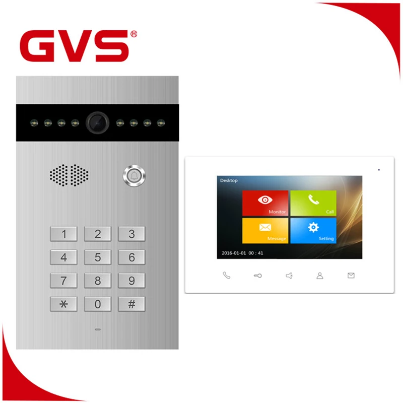 2 Wire Analog Video Door Intercom Solution Supports Both Conventional Video Intercom And The Cloud Video Intercom By Tuya App