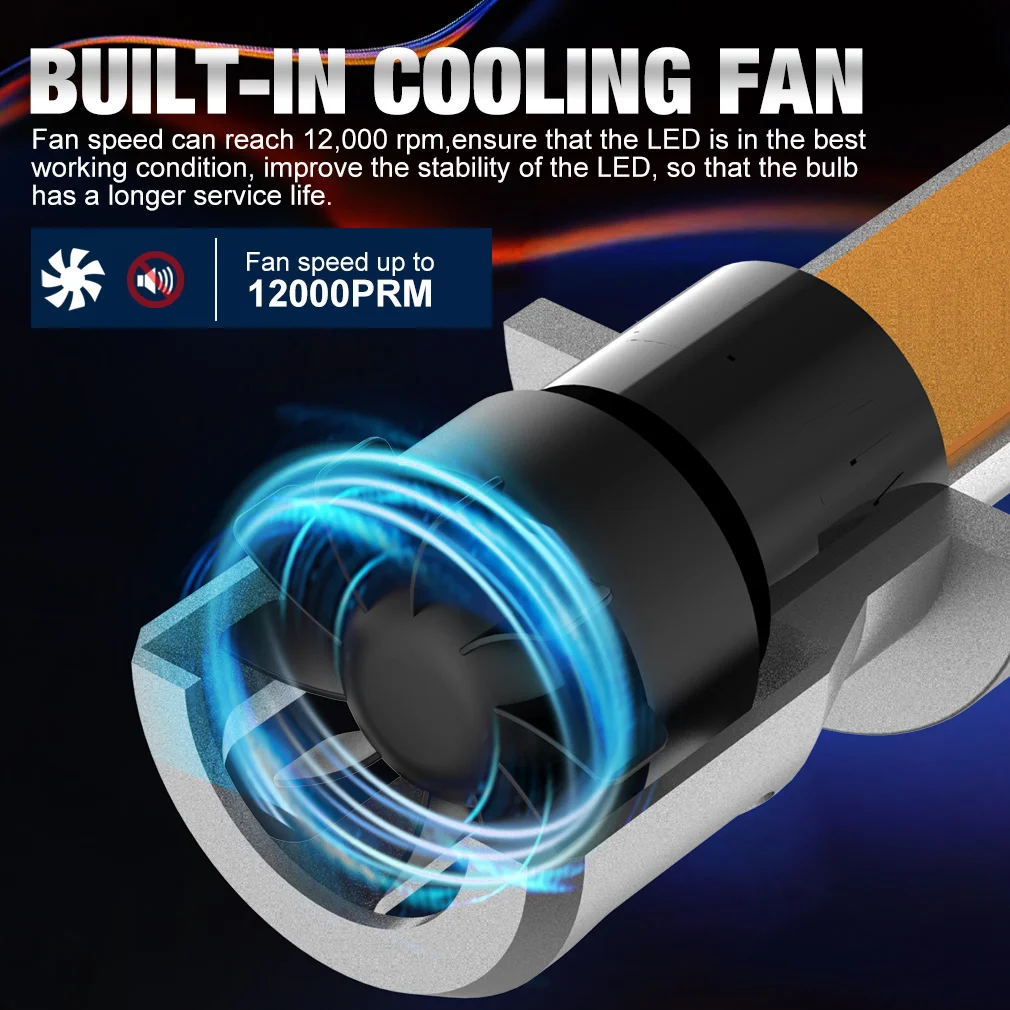 XSTORM H1 H3 лампы для фар головного света Mini 25000LM 6500K CSP сверхъяркий дальний и ближний