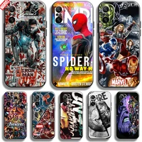 marvel avengers for xiaomi redmi k40 k40 pro k40 gaming phone case silicone cover carcasa coque black back soft