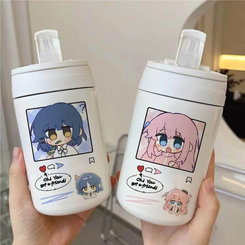 Термос Bocchi The Rock готоhhitori Yamada Ryo чашка аниме периферийная Милая мультяшная бутылка