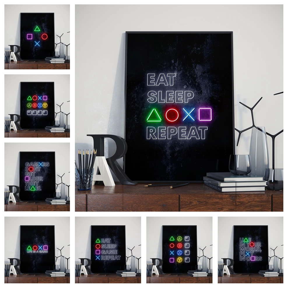 Настенный декор для гостиной и игровой комнаты современный красочный дизайн