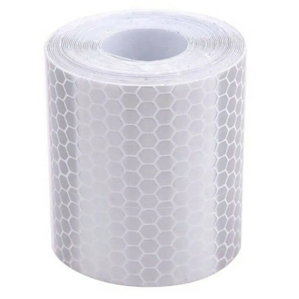 

Прочная наклейка, украшение для автомобиля, предупреждение о безопасности велосипеда, Светоотражающая наклейка, отражатель, защитная лента, наклейка, полоса s, рулон