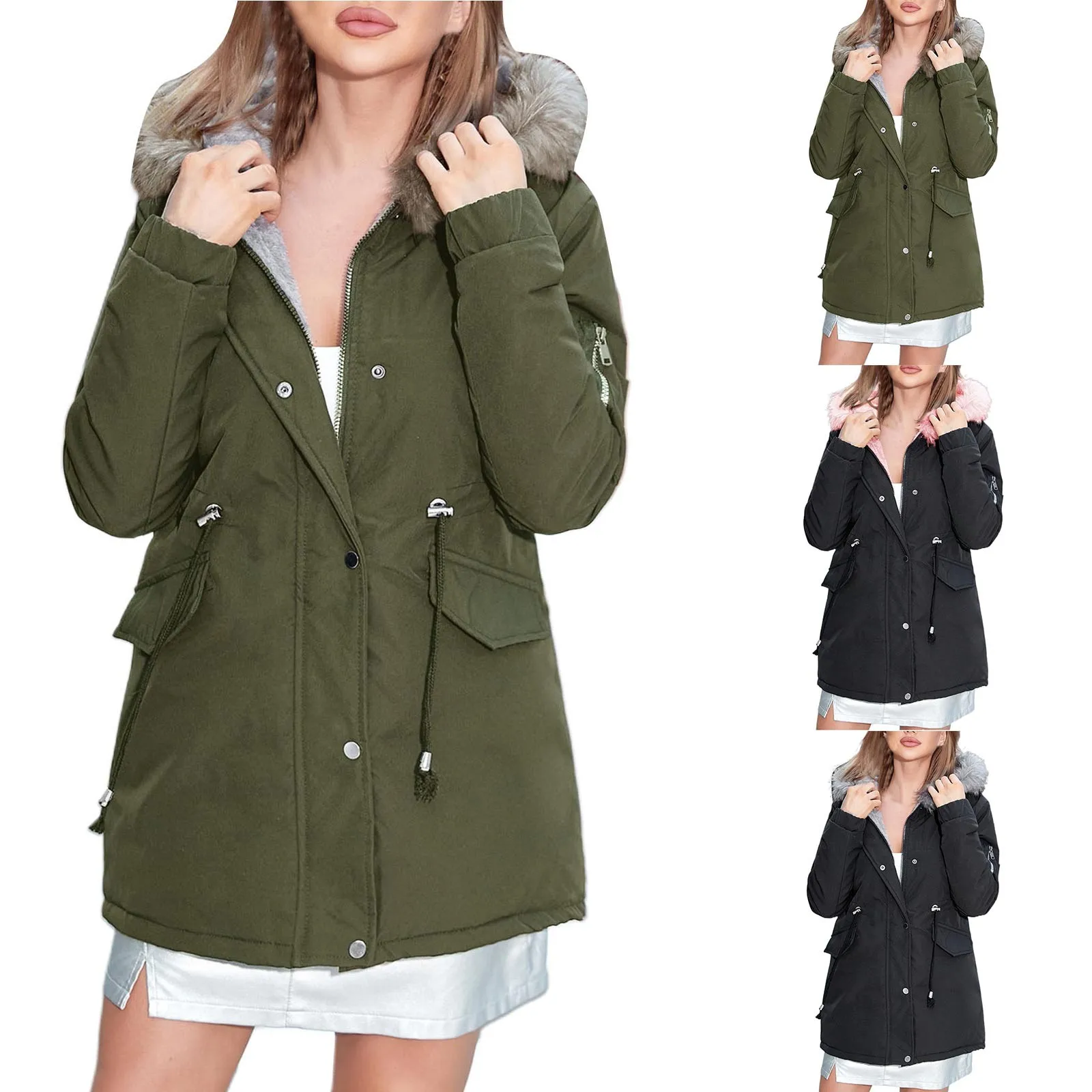 Рисунок 6 - Зимние ветрозащитные теплые пуховики