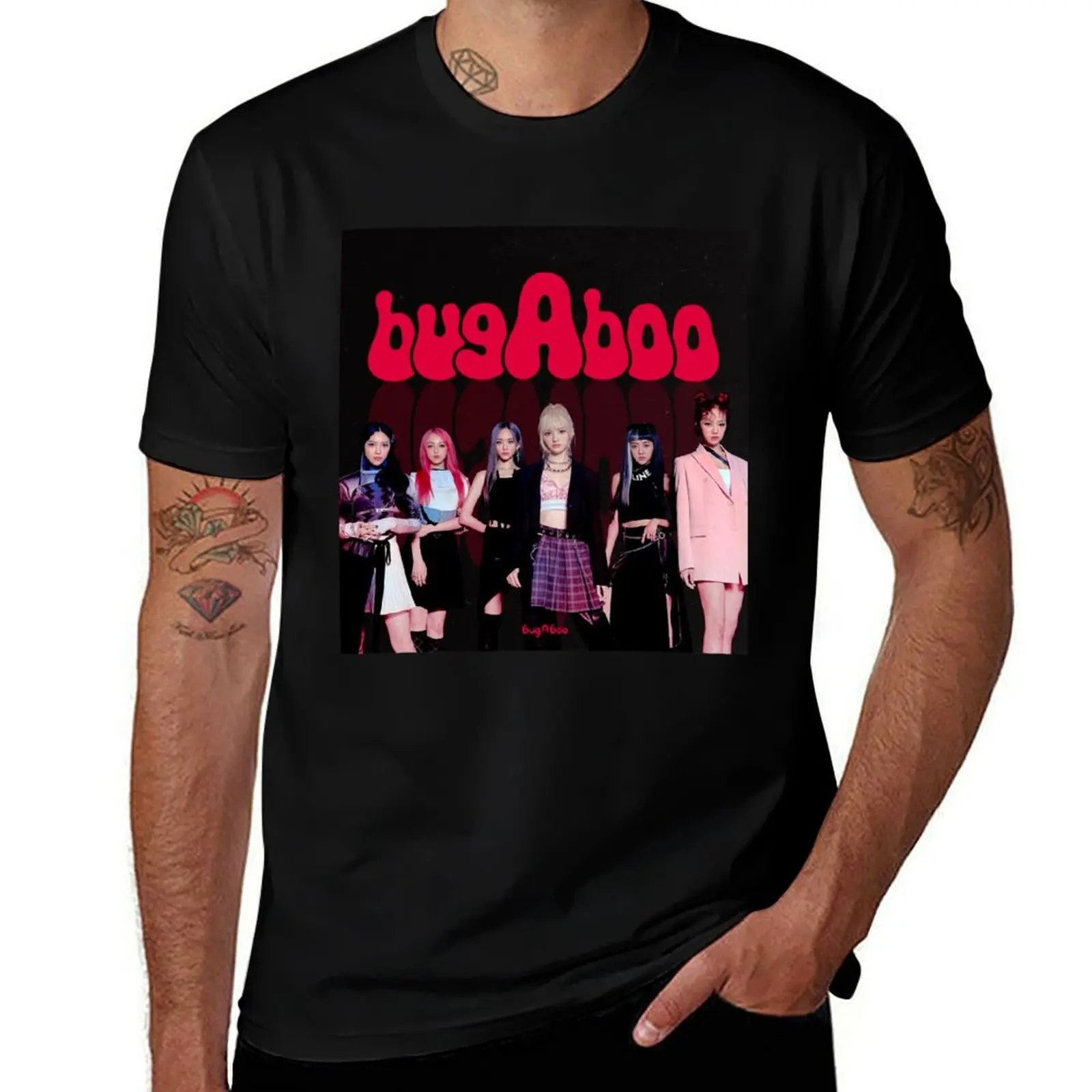 Фото Футболка bugAboo - kpop с повседневным принтом и узором №1