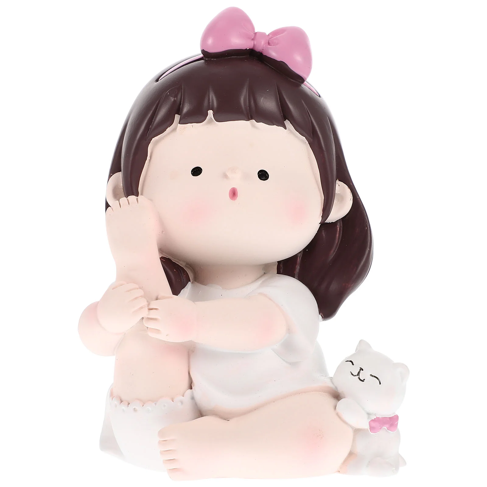 

Yoga Girl Statue Figurine Sculpture Car Ornament Resin Pose Figure Woman Desk Dashboard Room Wedding Statues Figures Decorations