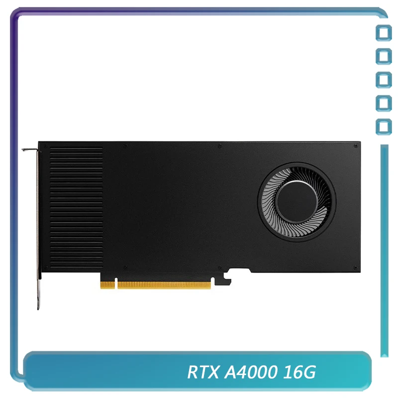 

For NVIDIA RTX A4000 16G Mini DP GDDR5 PCI-E 16X Graphics Design
