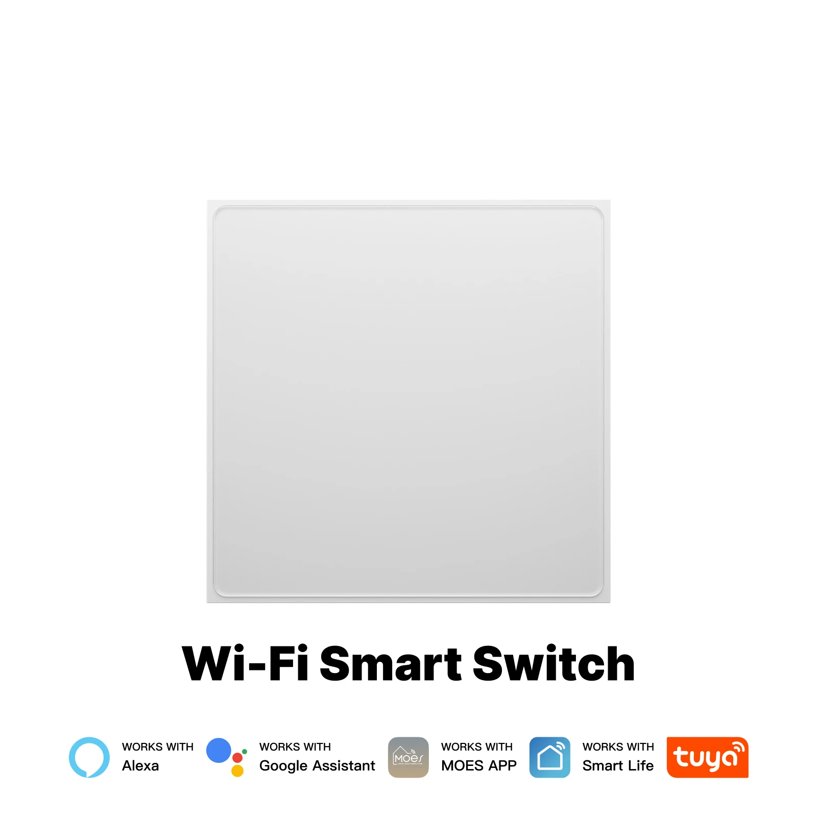 

MOES Smart Star Feather Switch WiFi EU, Air Touch и нейтральный свет, управление через приложение Tuya, работает с Alexa и Google ​ ​