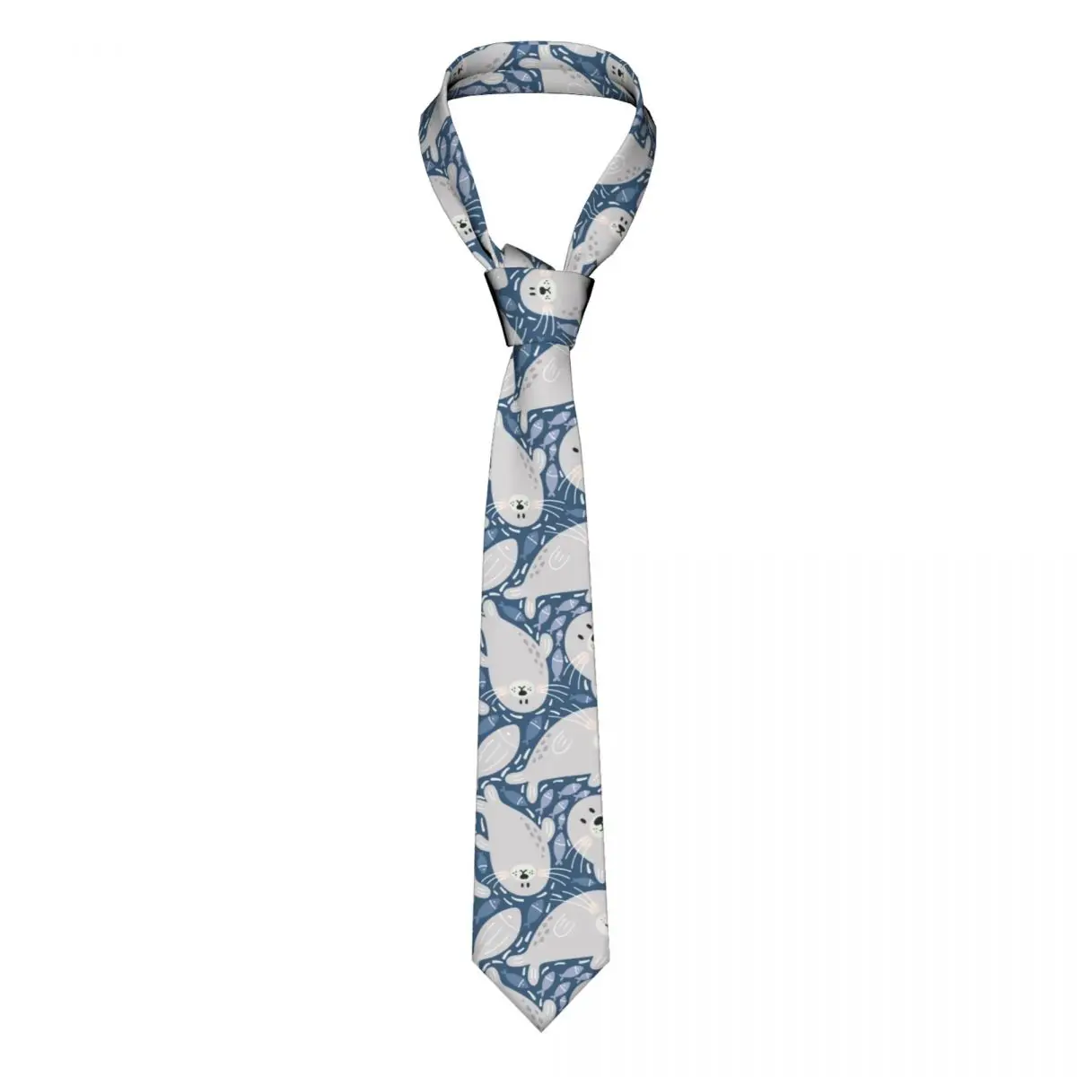 

Cute Seal Tie For Men Women Necktie Tie Clothing Accessories