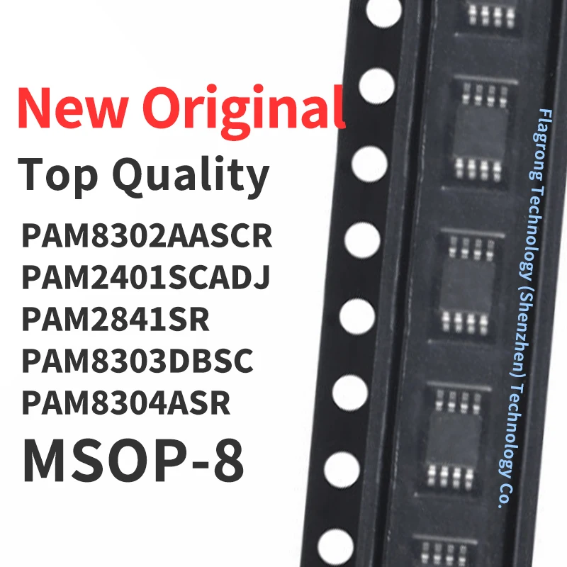 

Чип PAM8302AASCR PAM2401SCADJ PAM2841SR PAM8303DBSC PAM8304ASR SOP-8, новая Оригинальная микросхема, 10 шт.