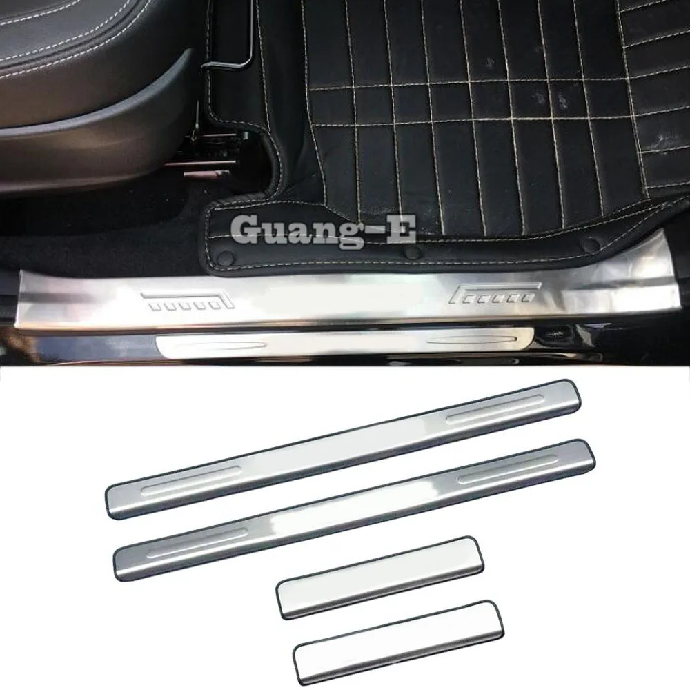 

For Subaru Forester 2013 2014 2015 2016 2017 2018 Car Stainless Steel Pedal Door Sill Scuff Plate Exterior Built Threshold Strip